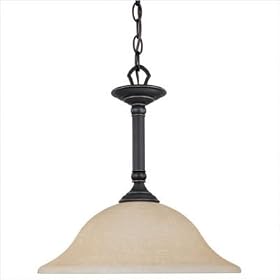 Rockford Pendant in Painted Bronze by Thomas Lighting