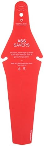 Quickfix Bicycle Rear Mud Guard Fender Quick Assemble and Release for Mountain BMX Racing Touring Road Bike - Red