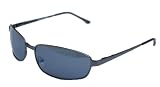 Metal Wrap UV 400 Sun Glasses - Silver Gun Metal
