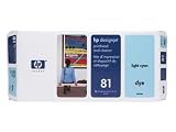 Hp C4954a (Hp81) Printhead & Cleaner Light Cyan Maximize Paper Feed And Print Quality