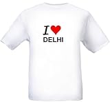 I LOVE DELHI - City-series - White T-shirt