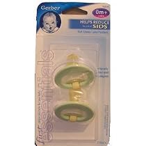 NUK First Essentials Soft Center Latex Pacifier, 2 Pack, Colors May Vary