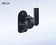 New Black Wall Ceiling Speaker Mount Bracket 24