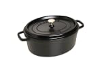Staub 1103125 Cocotte Ovale Noir Mat...