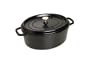 Staub 1103125 Cocotte Ovale Noir Mat 31 Cm