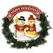 Kansas City Chiefs NFL 20 Snowman Wreath