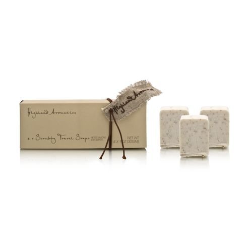 Scottish Fine Soaps Highland Aromatics 4 x 30g/1oz Scrubby Travel Soaps