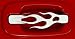 Grippin Billet Custom Door Handles Billet Rear Hatch Handles- Polished Finish GMC Yukon XL 2000 to 2006 3D Flames