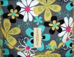 Snack Taxi Sandwich Sack (Far Out Floral-Gray)