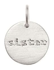 Sister Charm and Pendant in Sterling Silver