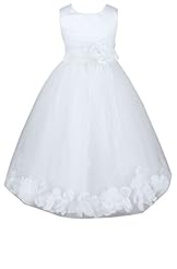 Girls Ankle Length Flower-Girl Dress/Pageant Dress 
