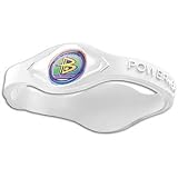 Power Balance Sport Band Bracelet ( sz. M, Clear/White )
