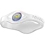 Power Balance Silicone Bracelet Wristband Clear w/white Size:Large
