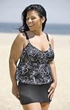 Marabella Two Piece Plus Size Skirtini Swimsuit by Delta Burke - Women's Swimsuit Plus Size Swimsuits
