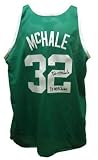 Signed Kevin McHale Boston Celtics 3x NBA Champ Jersey JSA 3X NBA Champion (81,84,86), 7x All-Star, 1999 Hall of Fame inductee. Autographed on 7/10/11 in Chantilly, VA. Comes with James Spence Authentication (JSA) witness certificate of authenticity and matching hologram # verified online. Autographed in black. McHale also inscribed 3x NBA CHAMP on jersey for winning 3 NBA titles with Celtics. Siz