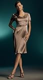 STRETCH CHARMEUSE DRESS