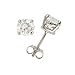 .25 CT TW (I-J/I3) Diamond Stud Earrings in 14K White Gold