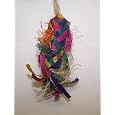 Planet Pleasures Square Pinata Mini 5in x 1in Natural Bird Toy