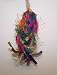 Planet Pleasures Square Pinata Mini 5in x 1in Natural Bird Toy