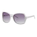 Women's Xhilaration&reg; Large Plastic Sunglasses - White