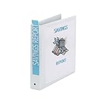 Avery Economy View Binder with 1.5 Inch Round Ring, White, 1 Binder (5726) Knowing God: Walking through the Book of Books