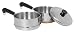 Kitchen & Housewares : Revere 2-Quart Covered Saucepan with Double Boiler Insert