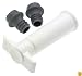Vacu Vin 3-Piece Wine Saver Pump and Stopper, White