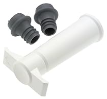 Vacu Vin 3-Piece Wine Saver Pump and Stopper Gift Pack, White