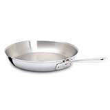 Emeril E9830264 PRO-CLAD Tri-Ply Stainless Steel Dishwasher Safe 8-Inch Fry Pan Saute Pan Cookware Silver Discount