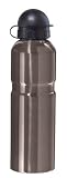 Oggi Stainless STEEL Lustre Sports Bottle .75 liter / 26 ounce with Locking Pull Out Drinking Spout, Gunmetal Reviews Stainless Steel Drinking Water Bottle