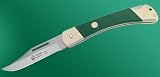 Puma Knives Master Folding Knife, 3.7in Blade, ABS - Green 230470