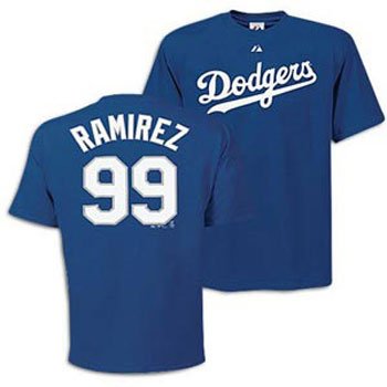 Manny Ramirez Los Angeles Dodgers MLB Player T-Shirt - XL