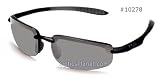Action Sport Upshot Sunglasses with Shiny Black Frames and TNS Gun Lenses from Bolle by Bolle