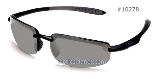 Click here to buy Action Sport Upshot Sunglasses with Shiny Black Frames and TNS Gun Lenses from Bolle by Bolle.