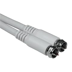 Hama SAT-Anschlusskabel, F-Stecker - F-Stecker, 7,5 m Wei�