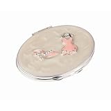 Dress to impress oval handbag mirror