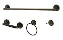 Ultra Hardware Nassau 4-Piece Bath Accessory Set, Bronze #27535