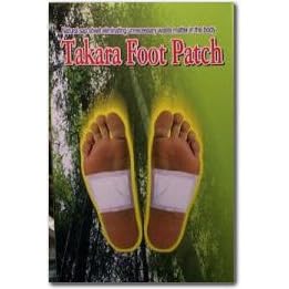 10 Takara Detox Foot Patches - Japanese Detoxification Foot Pads Detoxify the Body While You Sleep. More Restful Sleep, Reduce Fatigue, Remove Toxins.