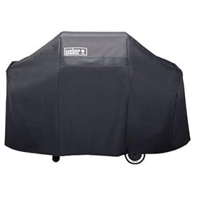 Weber 9857 Premium Gas Grill Cover Fits Genesis Silver B, Genesis 1000, Spirit 700, Weber 900