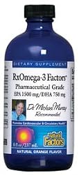 RxOmega-3 Factors - Natural Orange Flavor 8 oz (Liquid) - 8 oz - Liquid