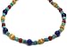 Turquoise Necklaces Turquoise Coral Lapis and Gold Indian beads beaded necklace 17