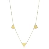 Privileged NYC Gold plated Three Hearts Chain
