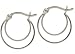 Signature Tarnish Free Double Wire Hoop STERLING SILVER