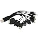 10 in 1 Universal USB Charger Cable For iPod / iPhone / PSP / Camera / Nokia ...