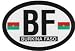 Burkina Faso Oval decal