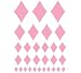 Set of 30 - Pink Diamonds Vinyl Wall Graphic Decals Stickers