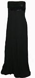 Black, Strapless Sequin Maxi Dress, 14