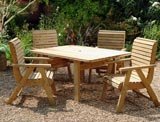 AMELIA RECTANGULAR TABLE (145cm) AND 4 ELLI CHAIRS
