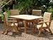 AMELIA RECTANGULAR TABLE (145cm) AND 4 ELLI CHAIRS