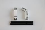 4.5 Inch Street Magic Easy Risers Handlebar Riser Kit For Can Am Spyder - Silver